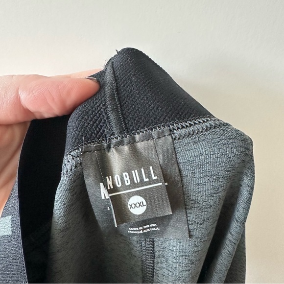 NOBULL • Chrome Black Camo Compression 3/4 Length Tights Pants - Picture 10 of 12